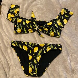 Gianni Bini Lemon Bathing Suit